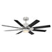 Modern Forms Fans - FR-W2001-52L35BNMB - 52"Ceiling Fan - Renegade - Brushed Nickel/Matte Black