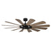 Modern Forms Fans - FR-W2201-65L35MBBW - 65"Ceiling Fan - Wynd Mill - Matte Black/Barn Wood