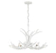 Savoy House - 1-1761-6-80 - Six Light Chandelier - Daniels - Matte White