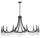 Savoy House - 1-1805-10-89 - Ten Light Chandelier - Kameron - Matte Black