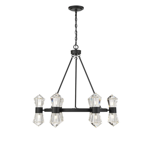 Savoy House - 1-1939-12-89 - LED Chandelier - Dryden - Matte Black