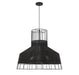 Savoy House - 7-1657-3-89 - Three Light Pendant - Pampas - Matte Black