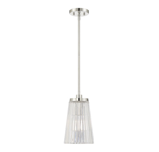 Savoy House - 7-1742-1-109 - One Light Pendant - Chantilly - Polished Nickel