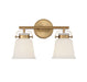 Savoy House - 8-1627-2-322 - Two Light Bathroom Vanity - Kaden - Warm Brass