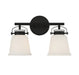 Savoy House - 8-1627-2-BK - Two Light Bathroom Vanity - Kaden - Matte Black