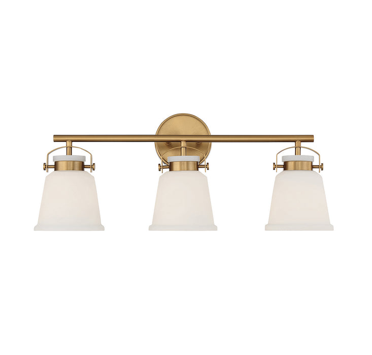 Savoy House - 8-1627-3-322 - Three Light Bathroom Vanity - Kaden - Warm Brass