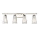 Savoy House - 8-1745-4-109 - Four Light Bathroom Vanity - Chantilly - Polished Nickel