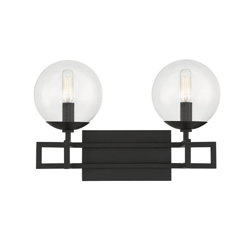 Savoy House - 8-1860-2-BK - Two Light Bathroom Vanity - Crosby - Matte Black