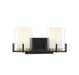 Savoy House - 8-1977-2-143 - Two Light Bathroom Vanity - Eaton - Matte Black with Warm Brass Accents