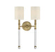 Savoy House - 9-103-2-322 - Two Light Wall Sconce - Fremont - Warm Brass