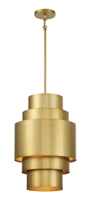 Minka-Lavery - 2533-695 - Three Light Pendant - Spyglass Terrace - Soft Brass