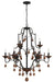 Minka-Lavery - 2669-723 - Nine Light Chandelier - Colonial Charm - Old World Bronze W/Walnut Acce