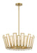 Minka-Lavery - 2675-695 - Five Light Pendant - Ricochet - Soft Brass