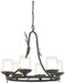 Minka-Lavery - 2756-694 - Six Light Chandelier - Ponderosa Ridge - Weathered Spruce W/ Silver