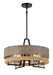 Minka-Lavery - 2764-733 - Four Light Convertible Pendant - Silver Creek - Stone Grey, Coal & Brushed Nic