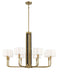 Minka-Lavery - 2788-695 - Eight Light Chandelier - Chelsea - Soft Brass