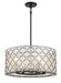 Minka-Lavery - 2864-66A - Four Light Convertible Pendant - Sheer Elegance - Coal