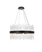 Elegant Lighting - 3000D25BK - 16 Light Pendant - Dallas - Black