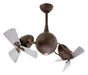 Matthews Fan Company - AQ-TB-WDBW - 38"Ceiling Fan - Acqua - Textured Bronze