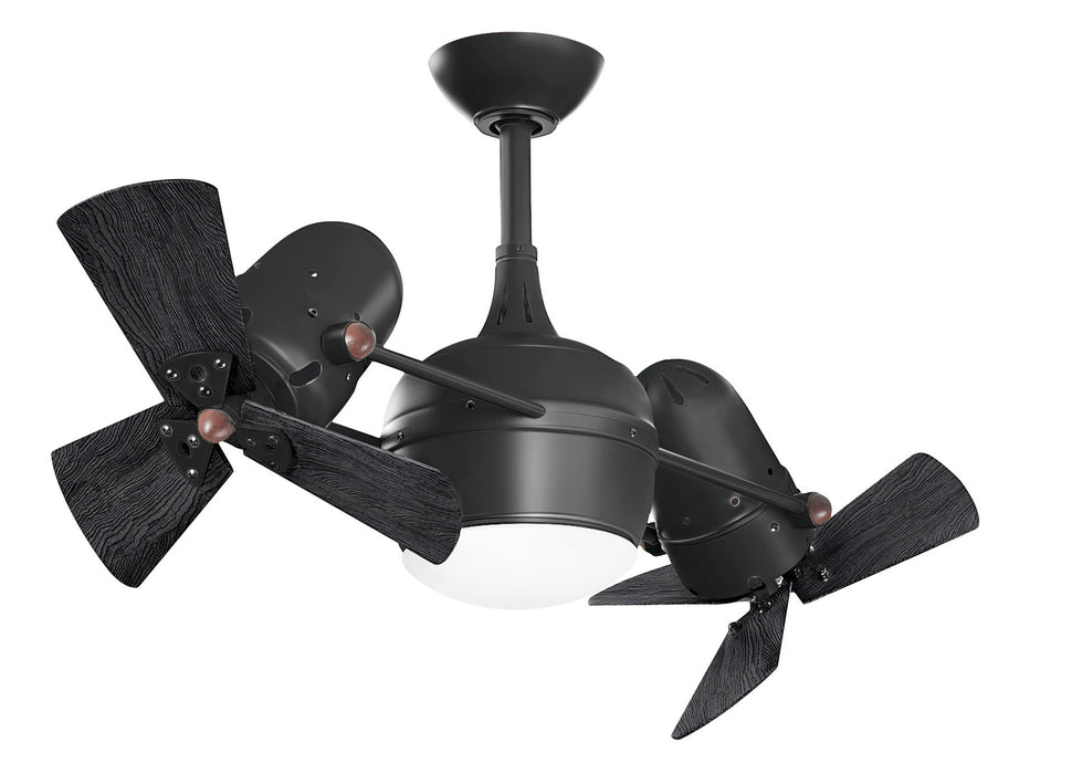 Matthews Fan Company - DGLK-BK-WDBK - 41"Ceiling Fan - Dagny - Matte Black