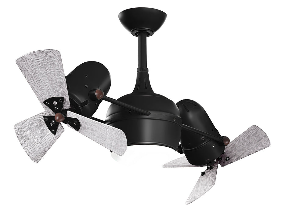 Matthews Fan Company - DGLK-BK-WDBW - 41"Ceiling Fan - Dagny - Matte Black