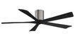 Matthews Fan Company - IR5H-BP-BK-60 - 60"Ceiling Fan - Irene - Brushed Pewter