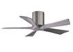 Matthews Fan Company - IR5H-BP-BW-42 - 42"Ceiling Fan - Irene - Brushed Pewter