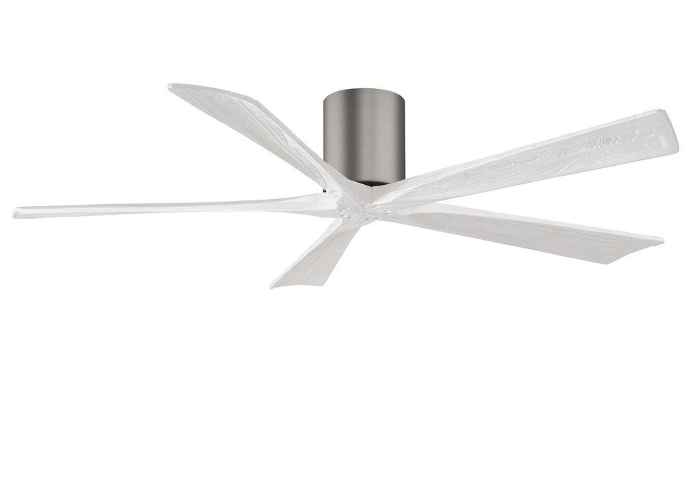 Matthews Fan Company - IR5H-BP-MWH-60 - 60"Ceiling Fan - Irene - Brushed Pewter