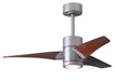 Matthews Fan Company - SJ-BN-WN-42 - 42"Ceiling Fan - Super Janet - Brushed Nickel