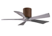 Matthews Fan Company - IR5H-WN-BW-42 - 42"Ceiling Fan - Irene - Walnut tone