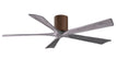 Matthews Fan Company - IR5H-WN-BW-60 - 60"Ceiling Fan - Irene - Walnut tone