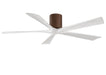 Matthews Fan Company - IR5H-WN-MWH-60 - 60"Ceiling Fan - Irene - Walnut tone