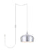 Elegant Lighting - LDPG2003BN - One Light Plug in Pendant - Nora - Burnished Nickel