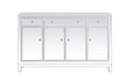 Elegant Lighting - MF72001WH - Credenza - Reflexion - White