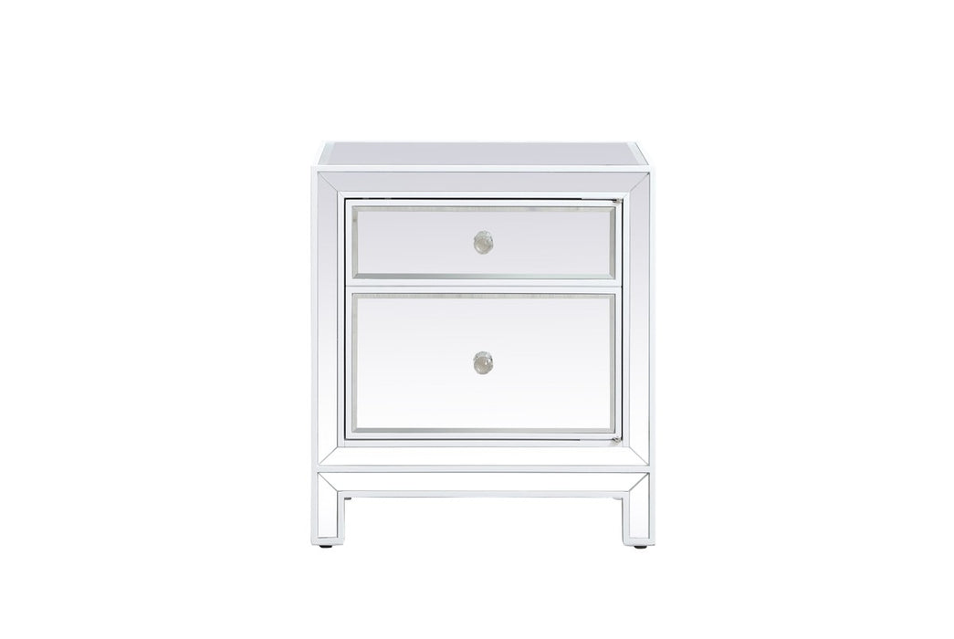 Elegant Lighting - MF72016WH - Nightstand - Reflexion - White