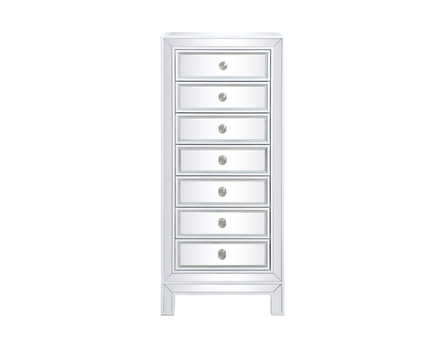 Elegant Lighting - MF72047WH - Lingere Chest - Reflexion - White