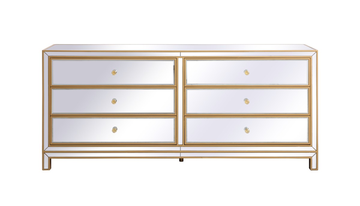 Elegant Lighting - MF73672G - Chest - Reflexion - Gold