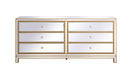 Elegant Lighting - MF73672G - Chest - Reflexion - Gold