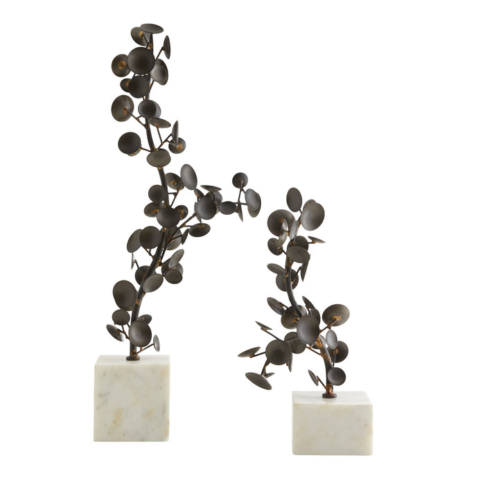 Arteriors - 2033 - Sculptures, Set of 2 - Labrynth - Bronze