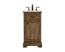 Elegant Lighting - VF15019DW - Single Bathroom Vanity - Americana - Driftwood