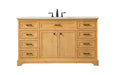 Elegant Lighting - VF15060NW - Single Bathroom Vanity - Americana - Natural Wood