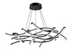 W.A.C. Lighting - PD-60944-BK - LED Chandelier - Divergence - Black