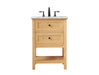 Elegant Lighting - VF27024NW - Single Bathroom Vanity - Metropolis - Natural Wood