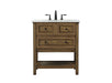 Elegant Lighting - VF27030DW - Single Bathroom Vanity - Metropolis - Driftwood