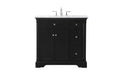 Elegant Lighting - VF53036BK - Bathroom Vanity Set - Clarence - Black