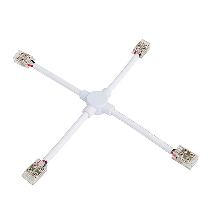 W.A.C. Lighting - T24-BS-X-WT - X Connector - Gemini - White