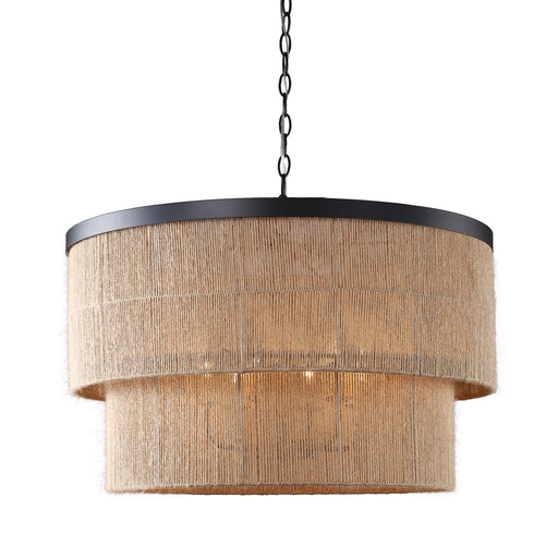 Terracotta Designs - H22117-6 - Six Light Chandelier - Whitsunday - Matte Black