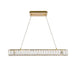 Elegant Lighting - 3502D31G - LED Linear Pendant - Monroe - Gold
