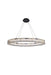 Elegant Lighting - 3503D36BK - LED Pendant - Monroe - Black