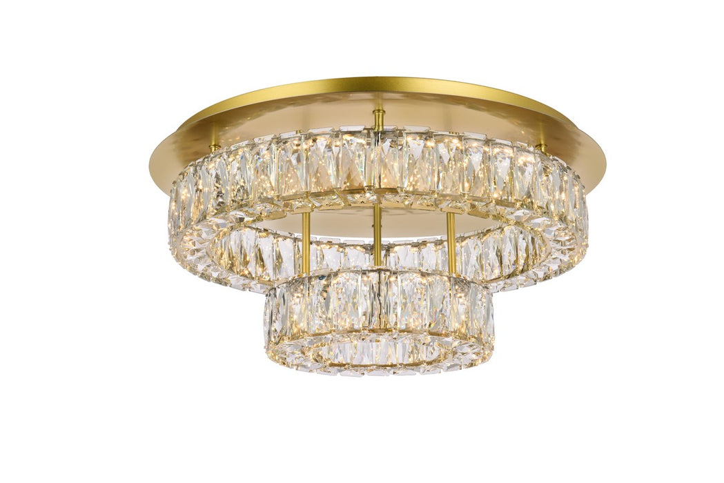 Elegant Lighting - 3503F22L2G - LED Flush Mount - Monroe - Gold